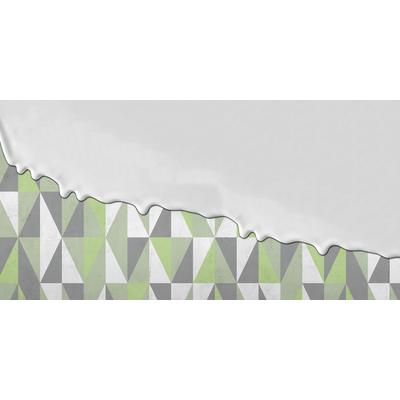 Fototapete ARCHITECTS PAPER "Liquid Pattern", grün (grau, grün, silber), B:5m L:2,5m, Vlies, Tapeten, Vlies, Wand, Schräge