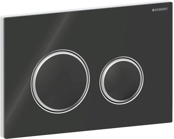 Geberit Sigma 50 Round Betätigungsplatte 115884SJ1 schwarz, für 2-Mengen Spülung