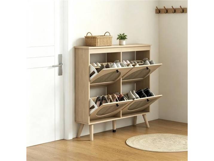 Armoire à chaussures compacte design contemporain