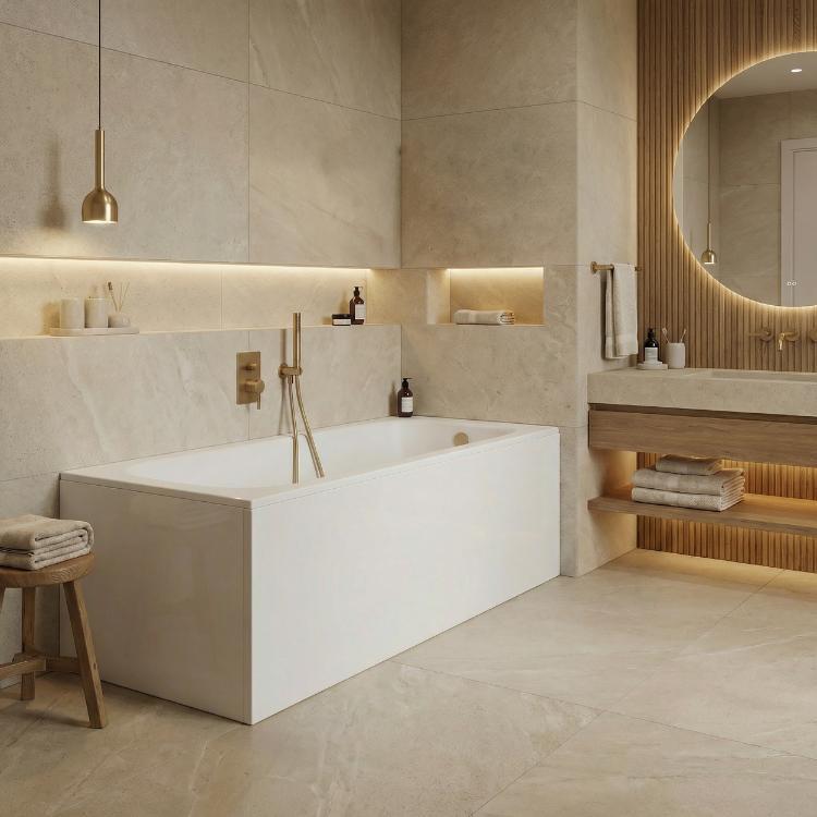 AQUA for you | Badewanne - KRONOS OVAL - Rechteckbadewanne - 150x70 cm - Weiß - mit Verkleidung, Syphon, Füßen, Acrylwanne