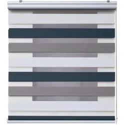 DOPPELROLLO Dreifarbig 140x250 cm