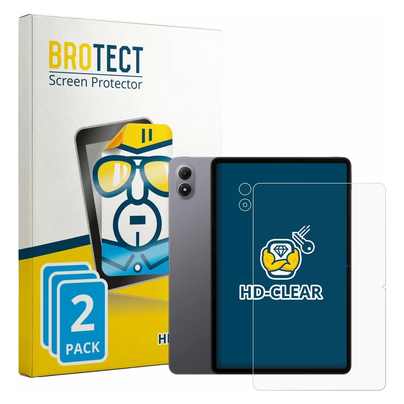 Brotect Schutzfolie für Xiaomi Redmi Pad 2 Pro (Display+Kamera) Displayschutz Displayschutzfolie Folie Klar (2 Stk., Xiaomi Redmi Pad 2 Pro) (1864387)