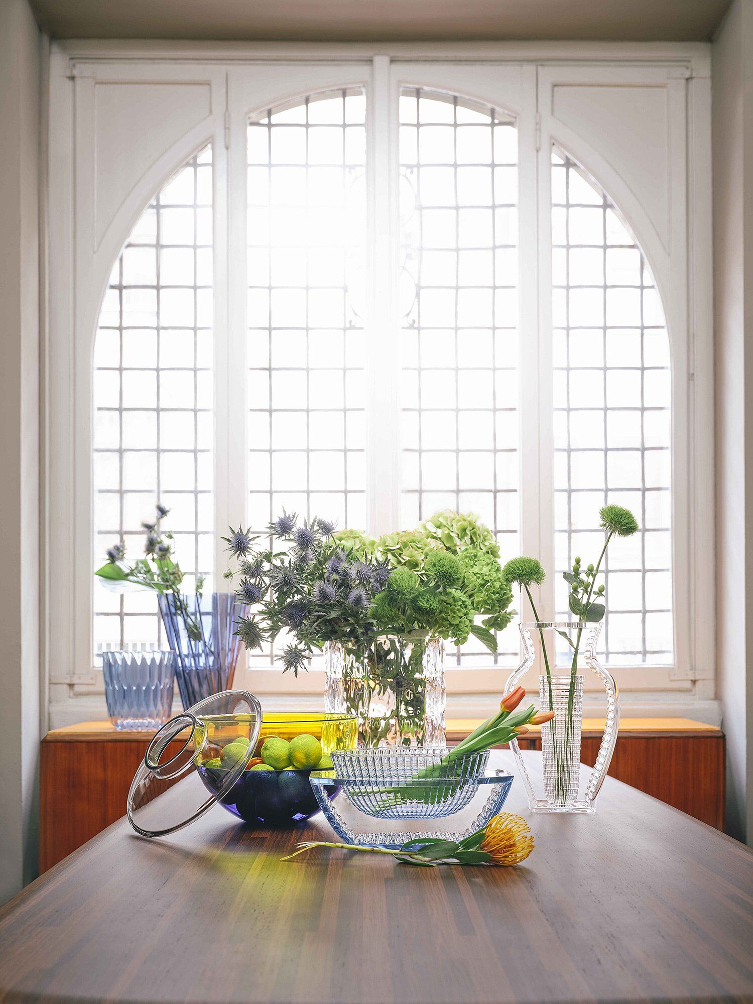 Kartell Shibuya Vase (rauchgrau / gelb / blau) rauchgrau / gelb / blau
