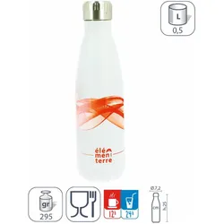 Elementerre, Trinkflasche + Thermosflasche, (0.50 l)