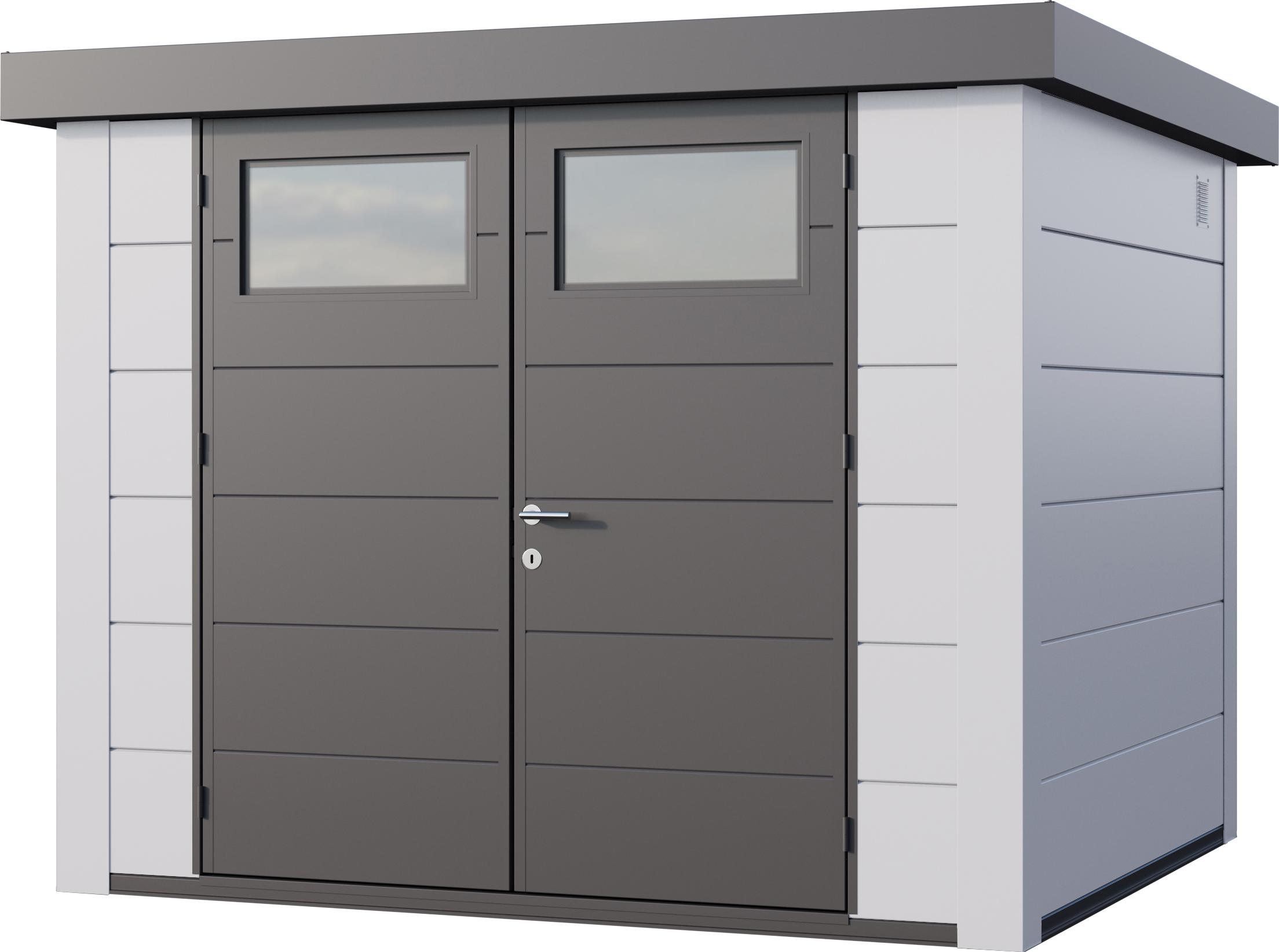 Telluria Metallgerätehaus Classico 2724 weiß/weiß