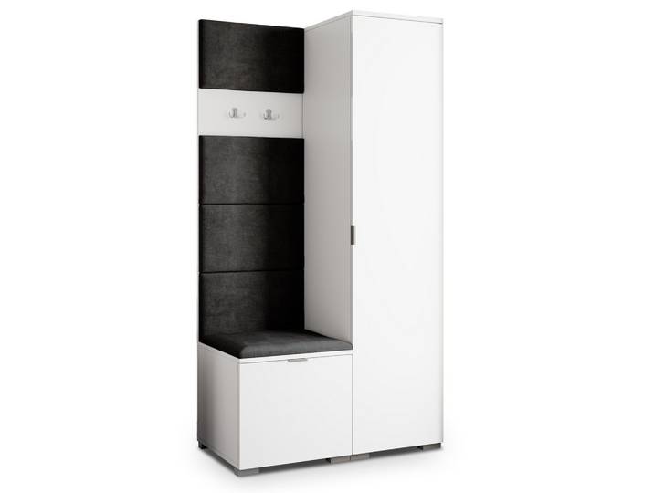 GARDEROBENSCHRANK LORI 95/181/51 cm Modern Weiß