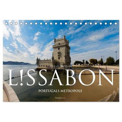 Lissabon – Portugals Metropole (Tischkalender 2027 DIN A5 quer), CALVENDO Monatskalender
