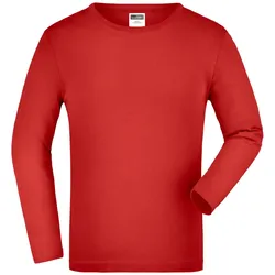 Kinder Langarm-Shirt "JN913K" - S - red