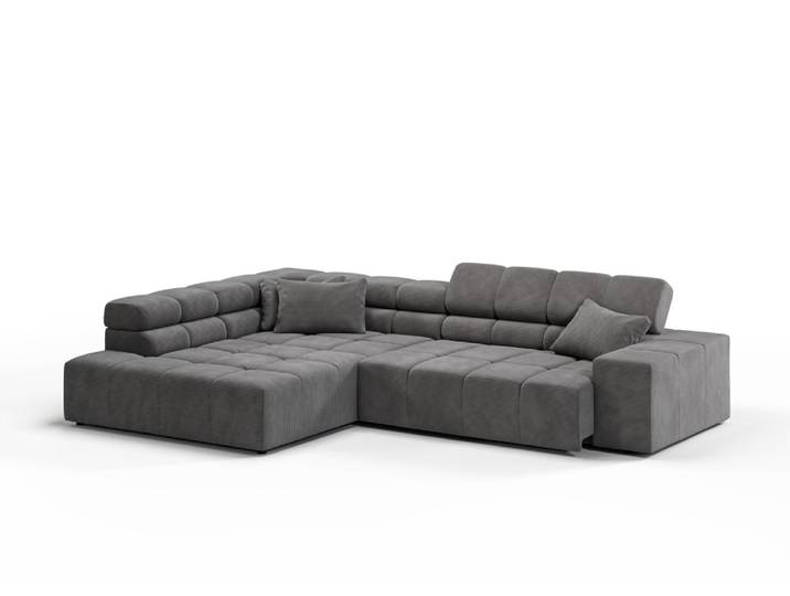 Candy Oregon Cord Ecksofa motorische Sitztiefenverstellung