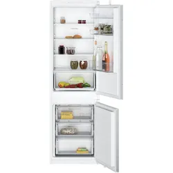 Neff N 30, Einbau Kühl-Gefrierkombination mit Gefrierfach unten, 177.2 x 54.1 cm, Schleppscharnier, KI786, Einbaukühlschrank, Weiss