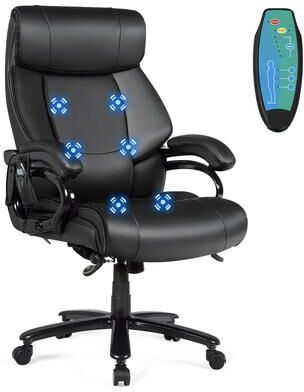 Ergonomic Office Chair Rolling Executive Massage Chair with PU Leather
