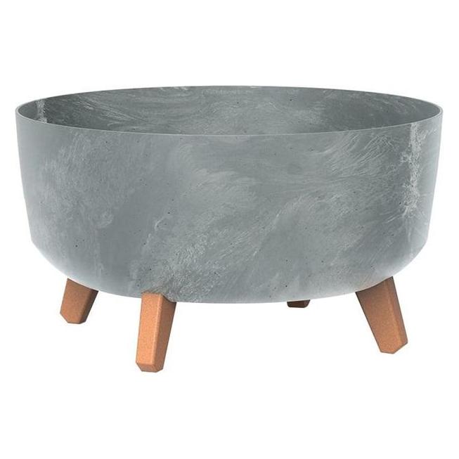 Prosperplast GRACIA LOW 38 cm Betoneffekt / Blumentopf (38 x 20.70 cm) (DGRL400LE-422U)