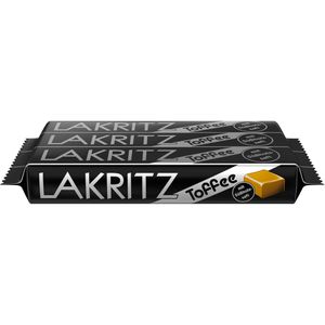 Lakritz-Toffee Kaubonbons vegan, mit Lakritzgeschmack, je 41g, 3 Pack