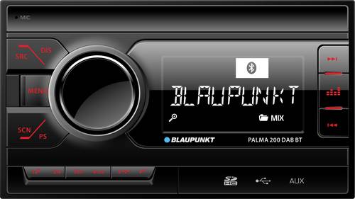 Blaupunkt Palma 200 DAB BT Doppel-DIN Autoradio Bluetooth-Freisprecheinrichtung, DAB+ Tuner