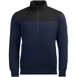 Zip-Sweatshirt "ROB" - 3XL - marine/schwarz