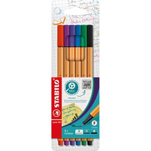 Stabilo Point 88 6er Etui 88/6 Fineliner