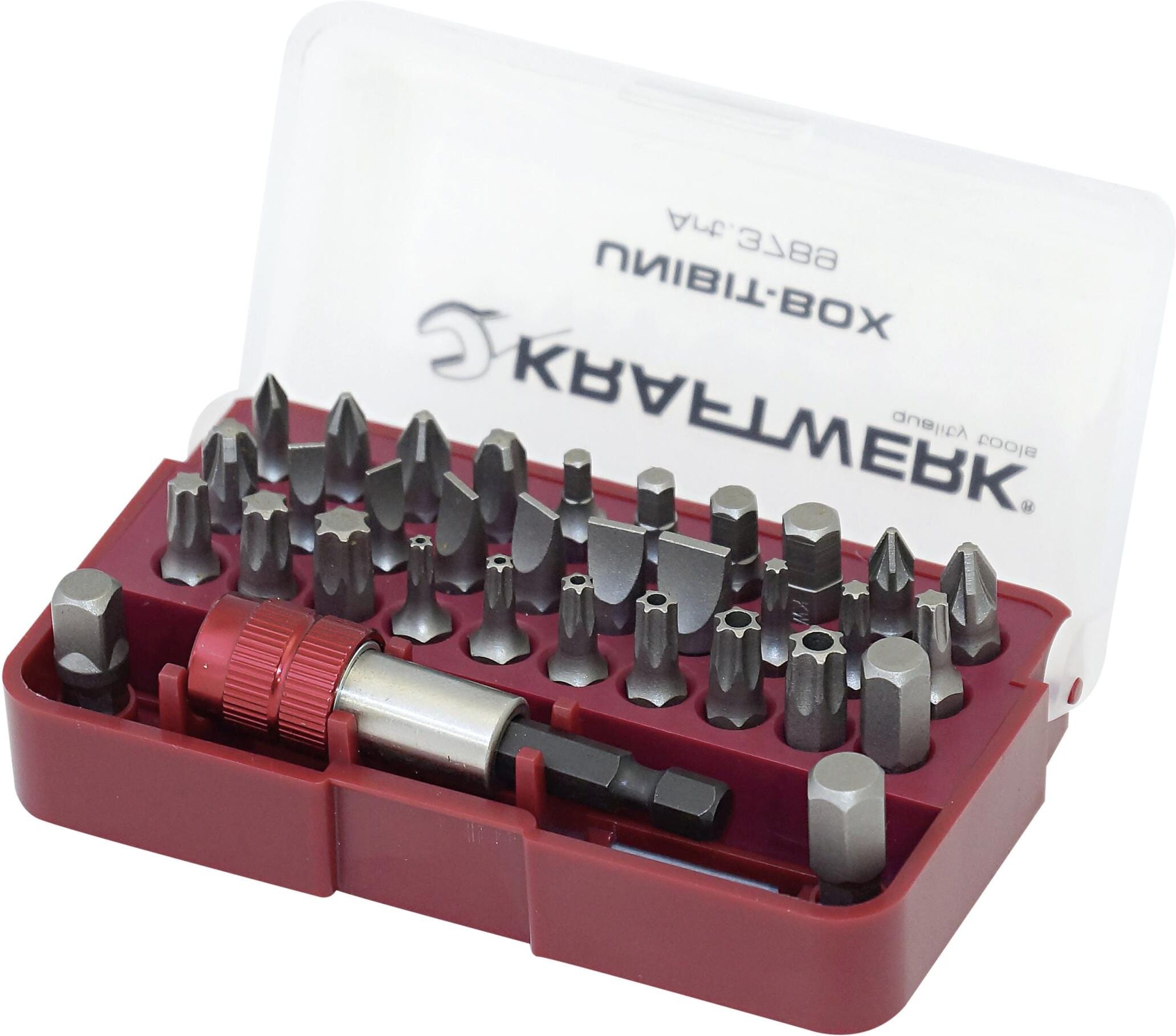 Bit-Set KRAFTWERK, silber (weinrot, silberfarben), Metall, Bits, Bit-Set weinrot, silberfarben Einheitsgröße