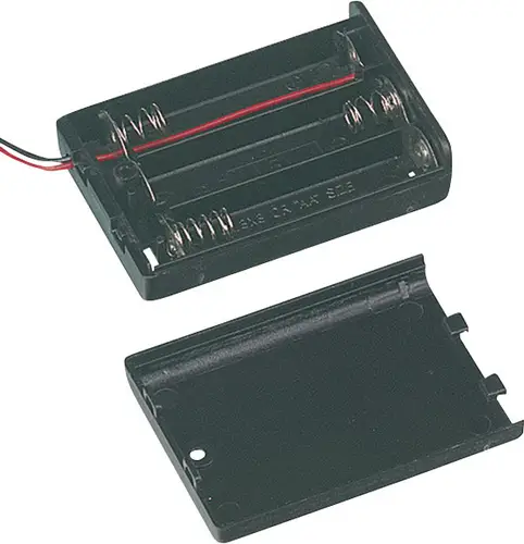 TRU COMPONENTS SBH-331A Batteriehalter 3x Mignon (AA) Kabel