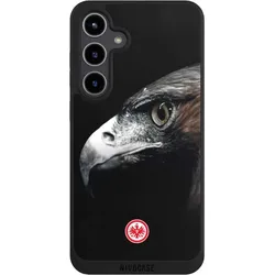Nivocase Handyhülle für Samsung Galaxy S24+ Hülle NIVOpure Case Schwarz Europameisterschaft Eintracht (Samsung Galaxy S24+), Smartphone Hülle, Schwarz