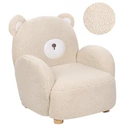 KINDERSESSEL Teddybär Bouclé Beige Boo