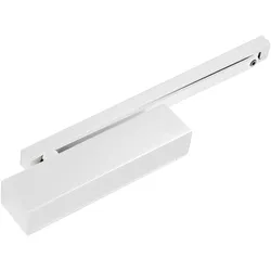 Dormakaba, Türöffner + Türschliesser, Türschliesser TS 91B G-N, Gr. EN 3, mit Gleitschiene, o. Feststellung, silber