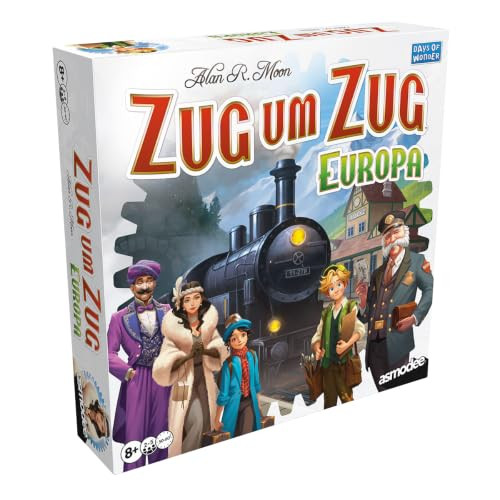 Asmodee Zug um Zug Europa familiespel