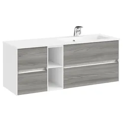 Pelipal Serie 6010 Waschtischunterschrank 6010-WTUSLB05, B:1320, H:512, T:493mm 6010-WTUSLB05