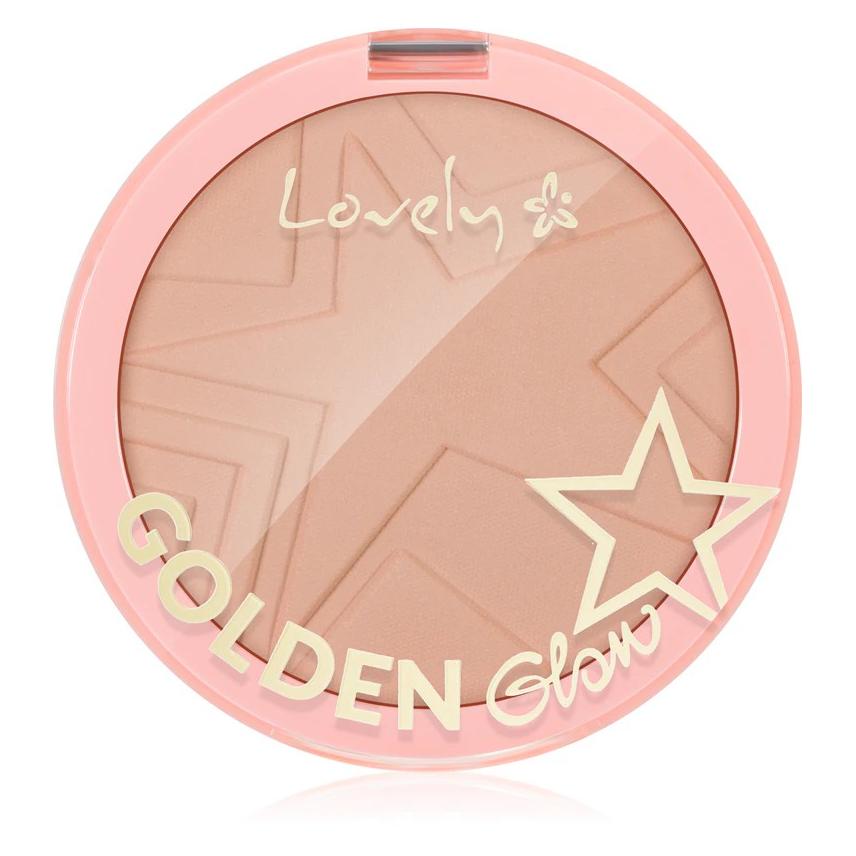 Lovely Golden Glow Natural Hypoallergenic Powder 3 15G (Goldener Glanz) (5907439132829)