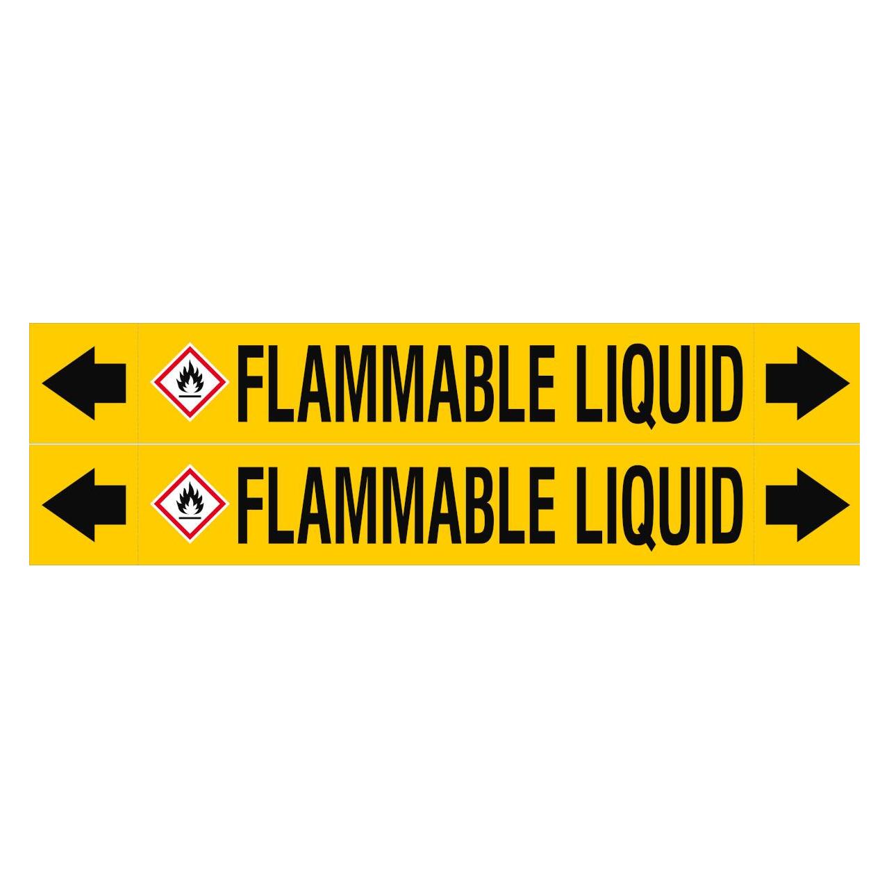 Brady ASME - Rohrmarkierer - Flammable Liquid (313013)