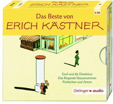 Erich Kästner - Das Beste von Erich Kästner (3 CD): Hörspiele, ca. 155 Min. - Preis vom 13.10.2026 19:28:25 h