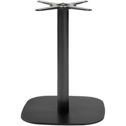 Restootab - Tischsäule für rechteckigen Tisch Modell Round schwarz