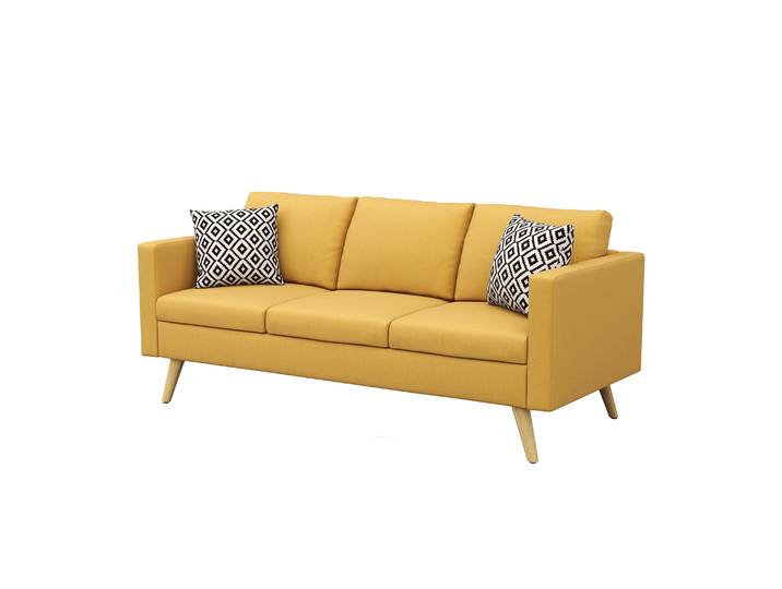Sofa BLAIR 3-Sitzer gelb