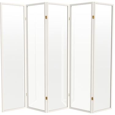 Red Lantern 6 ft. Tall Clear Plastic Partition