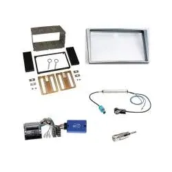 Opel Astra Antara Corsa Zafira ab 2004 2-DIN Radioblende Einbauset +Lenkradad...