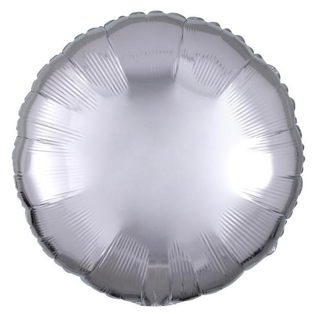 Magni Folienballon rund D43cm silber-metallic (5x) (9914086)
