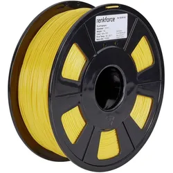 Renkforce Filament PLA (PLA, 1000 g, 1.75 mm), Filament, Gelb