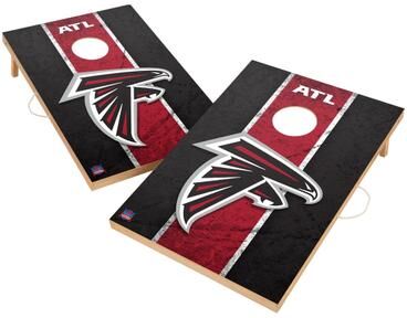 Skip's Garage Vintage Atlanta Falcons NFL Regulation 2x4 Cornhole Set