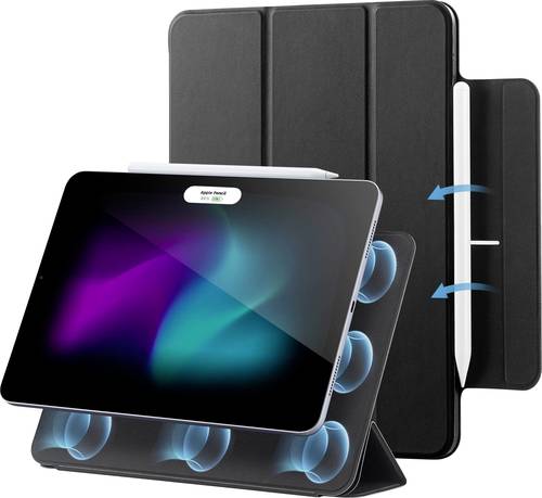 ESR Rebound Magnetic Case Tablet-Cover Apple iPad Pro 13" (M4, 2024) 33cm (13") BookCase Schwarz