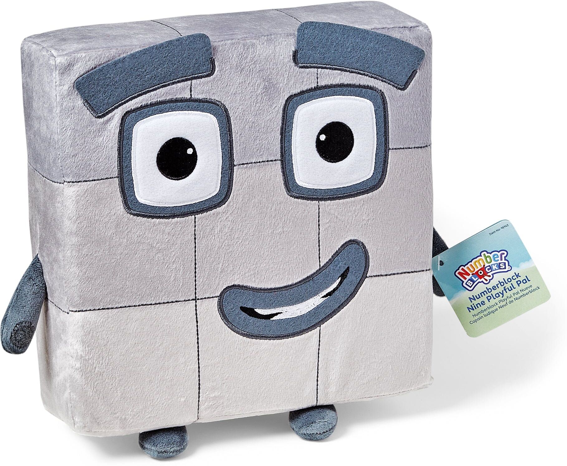 Learning Resources Numberblocks Numberblock Nine Playful Pal - Soft Plush Toy for Learning Numbers - 0-3 Years