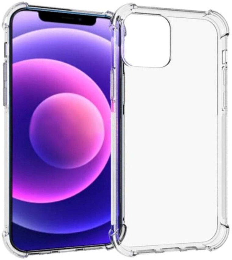 INCOVER iPhone 13 Mini Shock-Proof Fleksibel Plastik Bagside Cover - Gennemsigtig