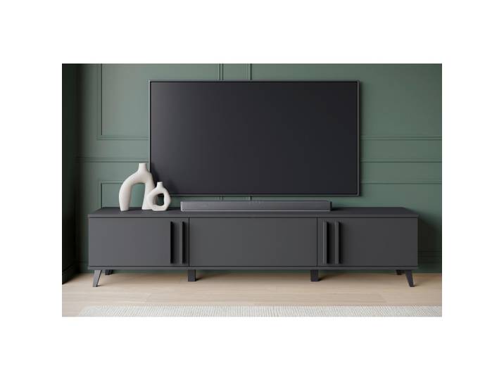 Lowboard Helsinki Schwarz ca. 180x40x33cm