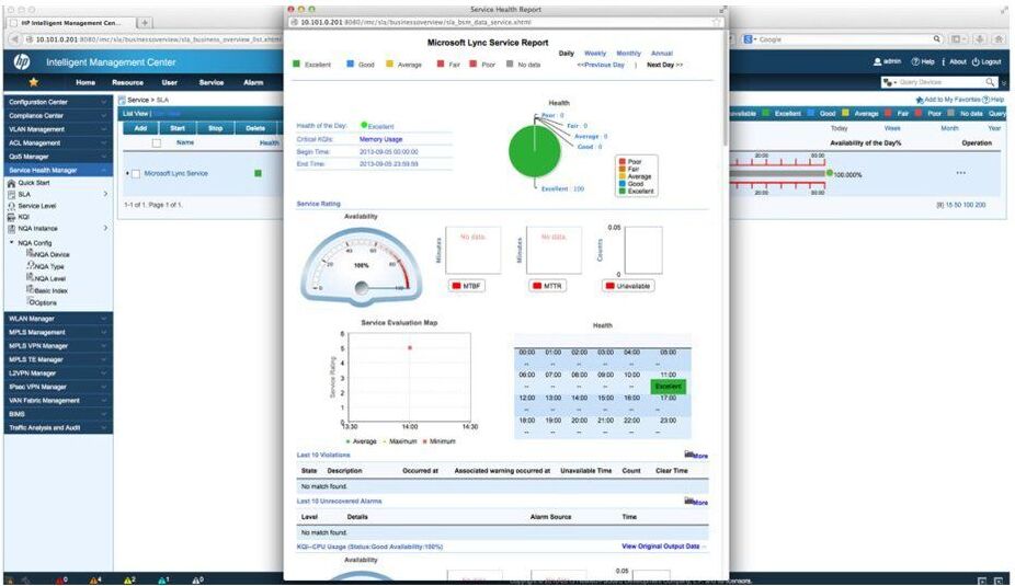 HPE Networking IMC Service Health Manager Software Module License E-LTU