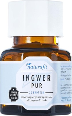 NaturaFit GmbH NATURAFIT Ingwer Pur Kapseln 13.7 g 11049245
