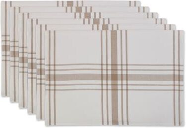 "DII Home Sweet Farmhouse Kitchen Textiles, 13x19"", Stone, 6 Pieces"