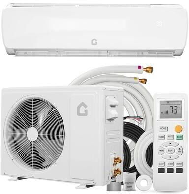GARVEE 115V Q Panel 12000Btu Mini Split Unit Air Conditioner, for Rooms up to 750 Sq. Ft. - N/A