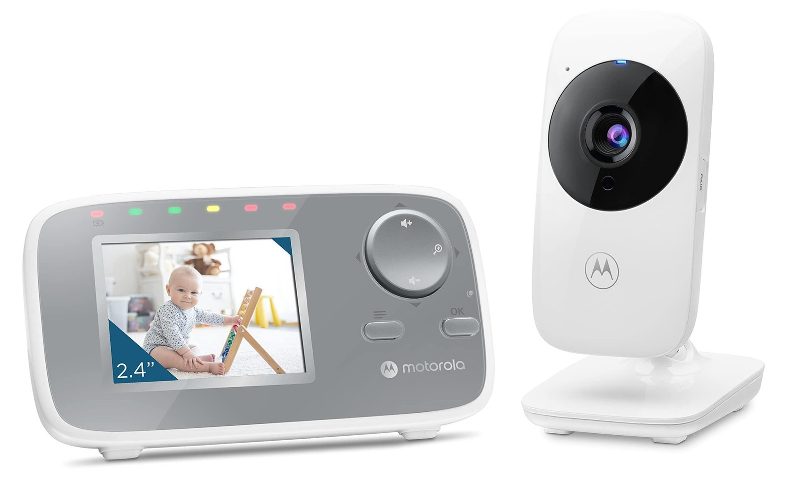 Motorola Nursery Babyfoon met Camera VM482 - Baby Monitor met 2,4-inch Kleuren Display, Tweeweg Communicatie, Temperatuurmonitor en Infrarood Nachtvisie - 300M Bereik