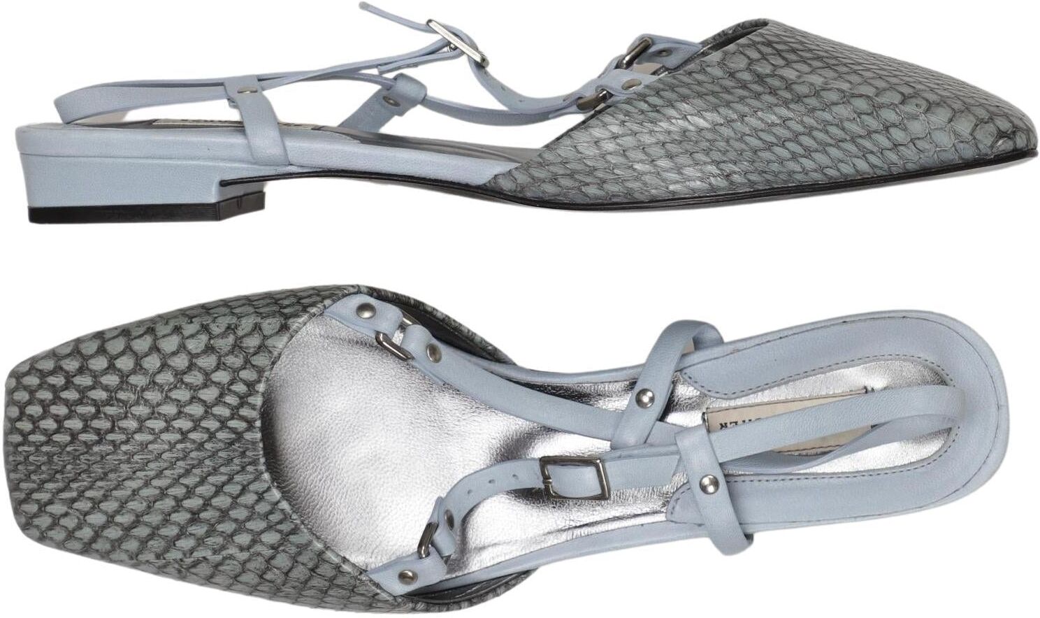 Dorothee Schumacher Damen Sandalen, Hellblau, Gr. EU 37, Leder - Second Hand