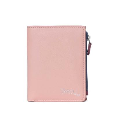 Geldbörse VARGU "ADA 1-A", Damen, rosa (light pink, mauve), Rindsleder, Kleinlederwaren, LGW zertifiziertes Leder