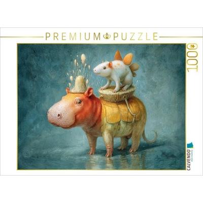 CALVENDO Puzzle Humorvolle Tiere | 1000 Teile Lege-Größe 64x48cm Foto-Puzzle für glückliche Stunden