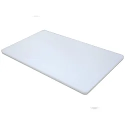 METRO PROFESSIONAL Schneidebrett GN 1/1, Polyethylen, 53 x 32.5 cm, mit Saftrille, weiß